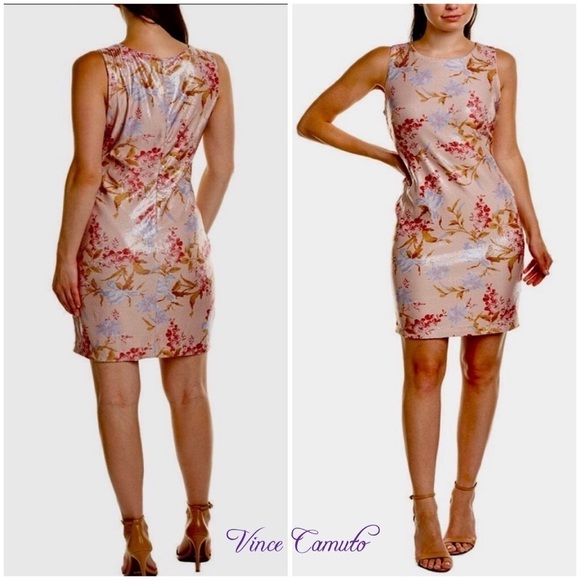 Vince Camuto Dresses & Skirts - NWT Vince Camuto Sequin Floral Dress. Bought but never wore it. New w/tags